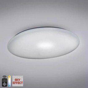 Stropné prisadené svietidlo Star Effect RGB 30cm