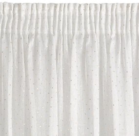 Biela záclona na páske SIBEL 300x150 cm