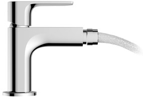 Hansgrohe Rebris E, páková bidetová batéria s odtokovou súpravou s tiahlom, chrómová, HAN-72211000