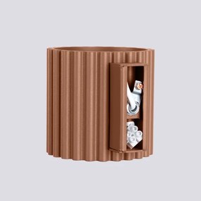 Sollux  SL.1806 - Nástenné svietidlo AURA 1xG9/10W/230V hnedá