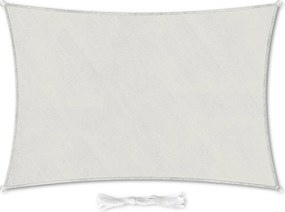 Blumfeldt Obdĺžniková slnečná clona, 2 x 4 m, s upevňovacími okami, polyester, priedušná