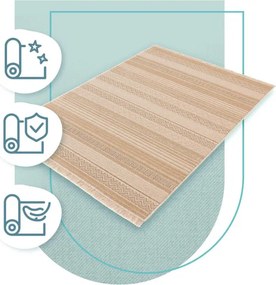 Koberec Agnella Noble Oni strapce - svetlobéžový