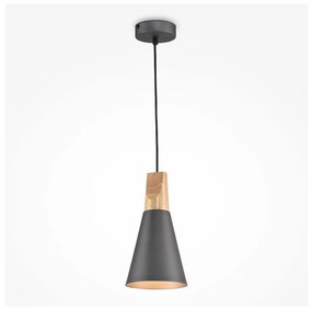 Maytoni P359-PL-140-C-Luster na lanku BICONES 1xE27/60W/230V pr. 14cm šedá/béžová