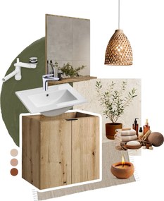 Comad Nábytková horná doska Nova 60/40 cm, dub coast evoke