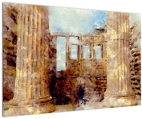 Obraz - Érechthéion, Atény, Grécko (90x60 cm)