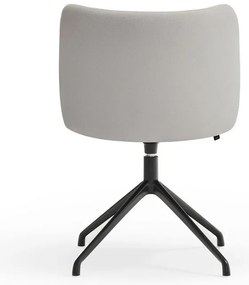 Svetlosivé čalúnené jedálenské kreslo Mogi – Teulat