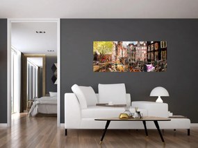 Obraz - Amsterdam (120x50 cm)