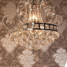 Krištáľ luster do obývačky Ø50*43 GOLD
