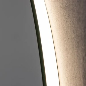 Brilagi - LED stmievateľné vyhrievané zrkadlo s podsvietením DEMI ECO LED/12W/230V pr. 60 cm IP44