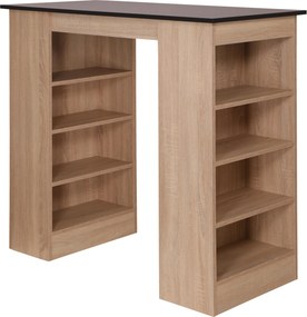XXXLutz BAROVÝ STÔL, čierna, farba duba, 103/50/115 cm Respekta - Online Only kuchyne - 001899043301