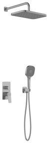 KFA Armatura 4529-501-61 - Sprchová sada s podomietkovou batériou MALAGA metalická šedá
