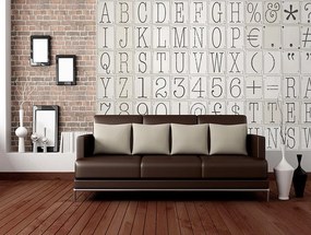 1Wall Kreatívna koláž na stenu 64 dielov 37,5 x 27,5cm Klasické písmo
