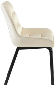Stolička Saranda zamat - krémová