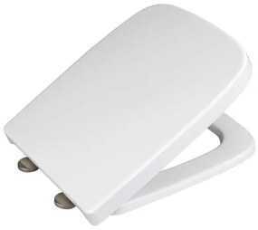 WENKO 24334100-WC sedadlo EXCLUSIVE 46,5 x 37 cm biela/strieborná