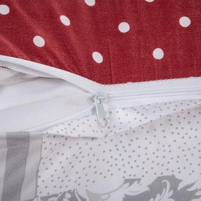 Posteľné obliečky z mikrovlákna PATCHWORK SRDCE 2x jednolôžko