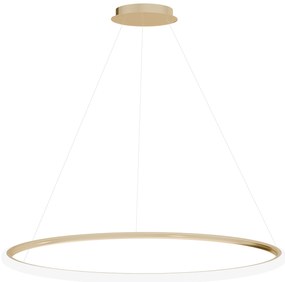 Toolight Toolight, LED závesné svietidlo 60cm, 37W, 3000K, LHJ002-CP, zlatá lesklá, OSW-60000