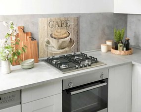 Kryt na stenu pri sporáku z tvrdeného skla 60x50 cm Café – Wenko