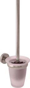 Slezák - RAV WC kefa, sklenená miska COLORADO - COA0500MGL, Metal Grey lesk