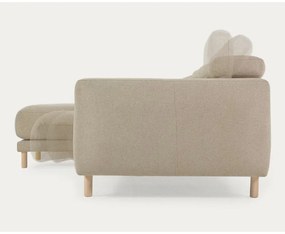 Béžová rohová pohovka (ľavý roh) Singa - Kave Home