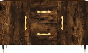 Multidom Komoda, tmavý dub 100x36x60 cm, kompozitné drevo