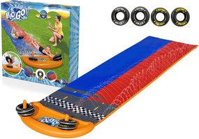 LEAN Dvojitá vodná šmýkačka Racing 488 cm