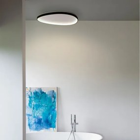 Ideal Lux - LED Stm stropné svietidlo GEMINI LED/42W/230V pr. 81 cm CRI 90 čierna