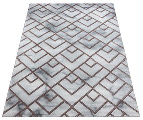 Ayyildiz Kusový koberec NAXOS 3813, Bronzová Rozmer koberca: 80 x 150 cm