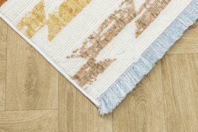 Koberec BROADWAY C0784 biely / žltý / krémový