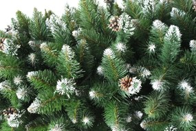 Vianočný stromček Borovica diamantová so striebornými trblietkami 120 cm