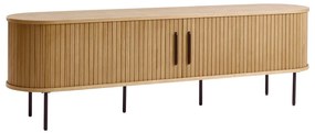 TV stolík v dekore duba v prírodnej farbe 56x180 cm Nola – Unique Furniture