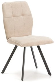 Béžové jedálenské stoličky v súprave 4 ks Mery - Marckeric