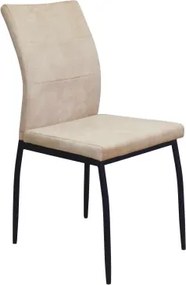 Jedálenská stolička Pluto, béžová látka%