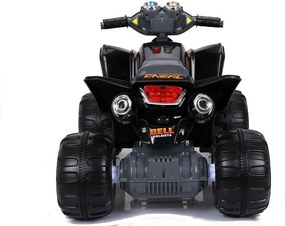 LEAN CARS Nabíjacia štvorkolka s veľkými kolesami čierna