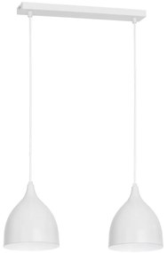 Luster na lanku NOAK 2xE27/15W/230V biela