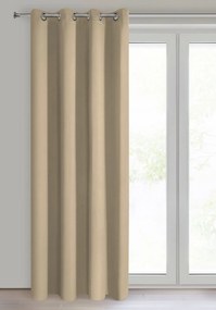 ZÁVES NA KÚŽKOCH NERISA 140X250 CM BÉŽOVÁ