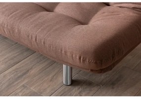 Dvojmiestná rozkladacia pohovka BINA svetlohnedá