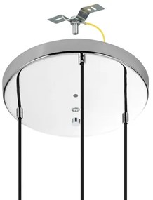 Eglo 390128 - Luster na lanku MAJANA 3xE27/40W/230V lesklý chróm