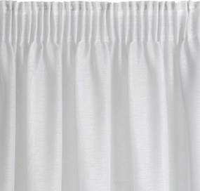 ZÁCLONA NA PÁSKE REBECCA 300X270 CM BIELA