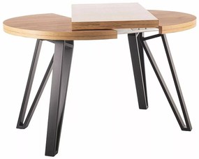 Rozkládací jídelní stůl Galaxy 100/168 cm dub artisan/černý