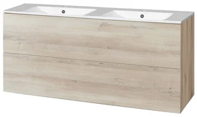 Mereo Mereo, Aira, kúpeľňová skrinka s keramickým umývadlom 121 cm, MER-CN723