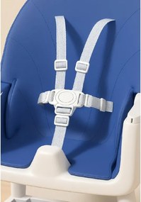 Stolička na kŕmenie KDK03 4v1 modrá + košík a kolieska ZDARMA