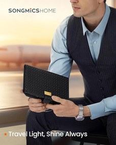 3-hodinový obal, cestovný hodinový box 22×14,5×4,5 cm, v farbe atramentovo čiernej