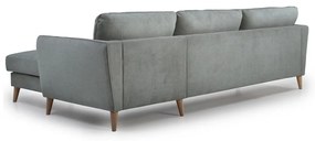 Svetlosivá rohová pohovka (pravý roh) Oslo - Scandic