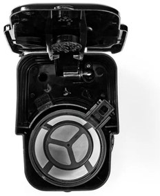 Nedis KACM310FBK - Kávovar na jeden hrnček 0,42 L s časovačom a cestovným hrnčekom