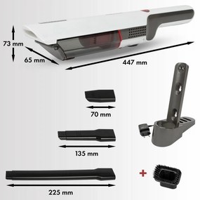 ProfiCare AKS 3102 ručný aku vysávač, bielabiely
