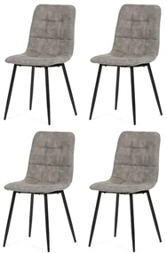 Sada jedálenských stoličiek Vintage CT-281 GREY3,4 ks