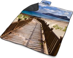 Sablio Plážová deka Chodníček na pláž: 200x140 cm