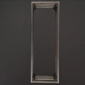 AMADEA Drevený obal s hrantíkom tmavý, 62x21,5x17cm Český výrobok