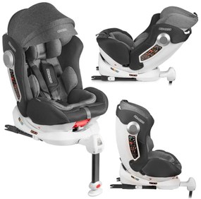 Otočná autosedačka Stigo - šedá | ISOFIX