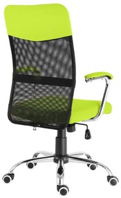 Detská stolička Neoseat TEENAGE — látka, čierna / reflexná zelená